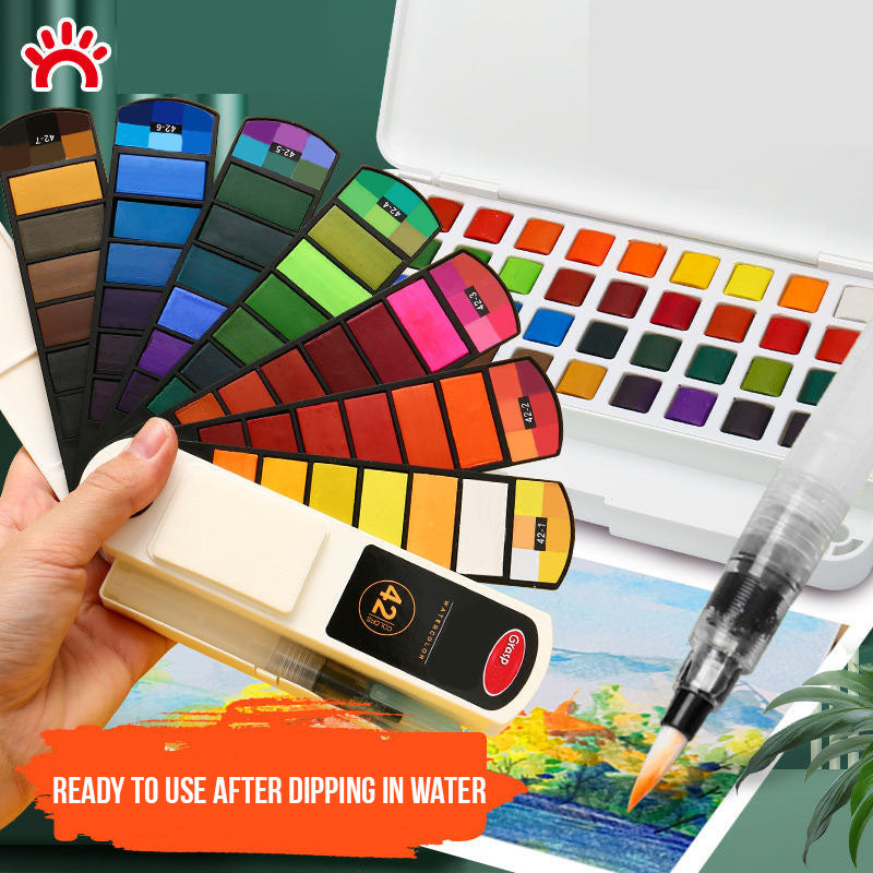Fan-Style Paint Palette