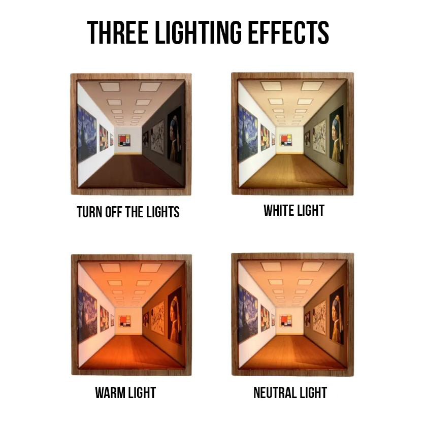 3D Illusion Art Lamp