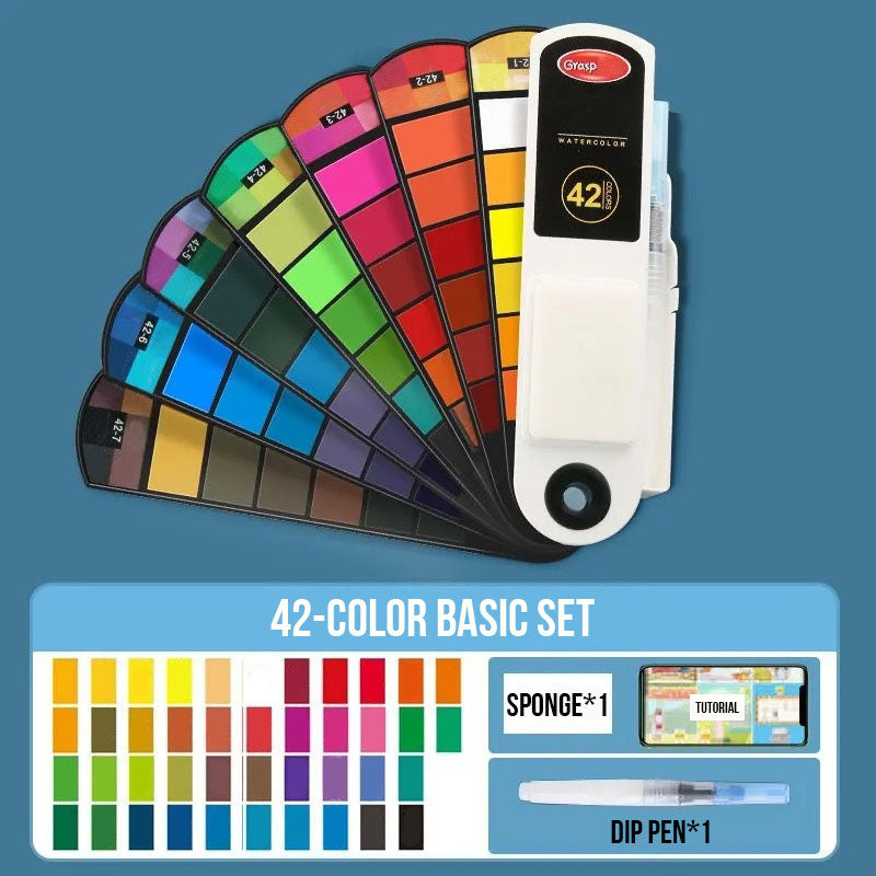 Fan-Style Paint Palette