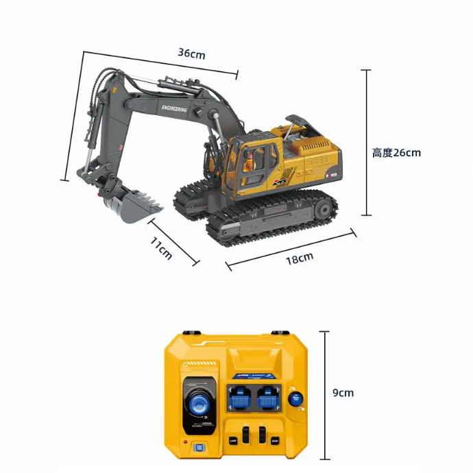 Tri-Mode RC Excavator