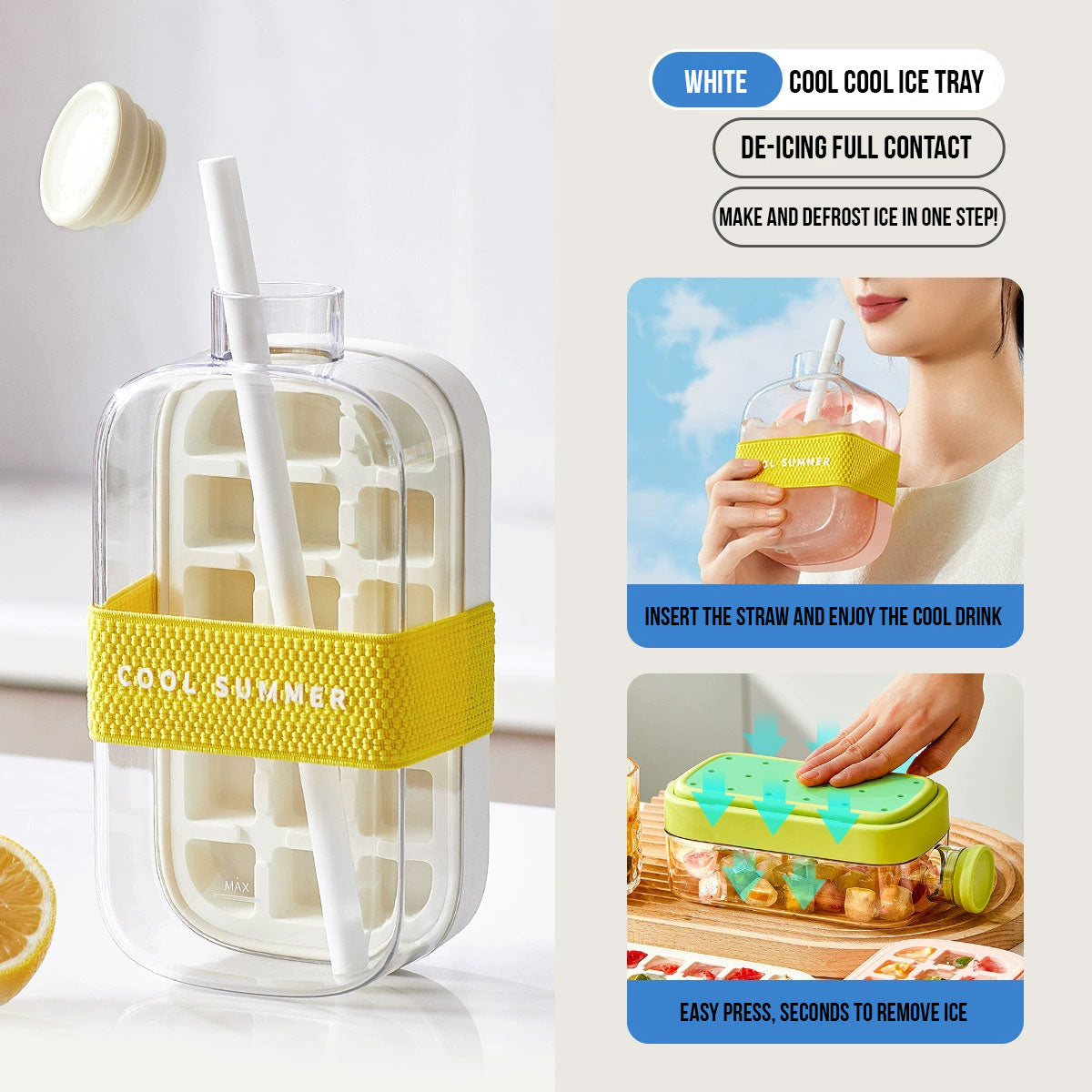 2-in-1 Ice Maker Bottle