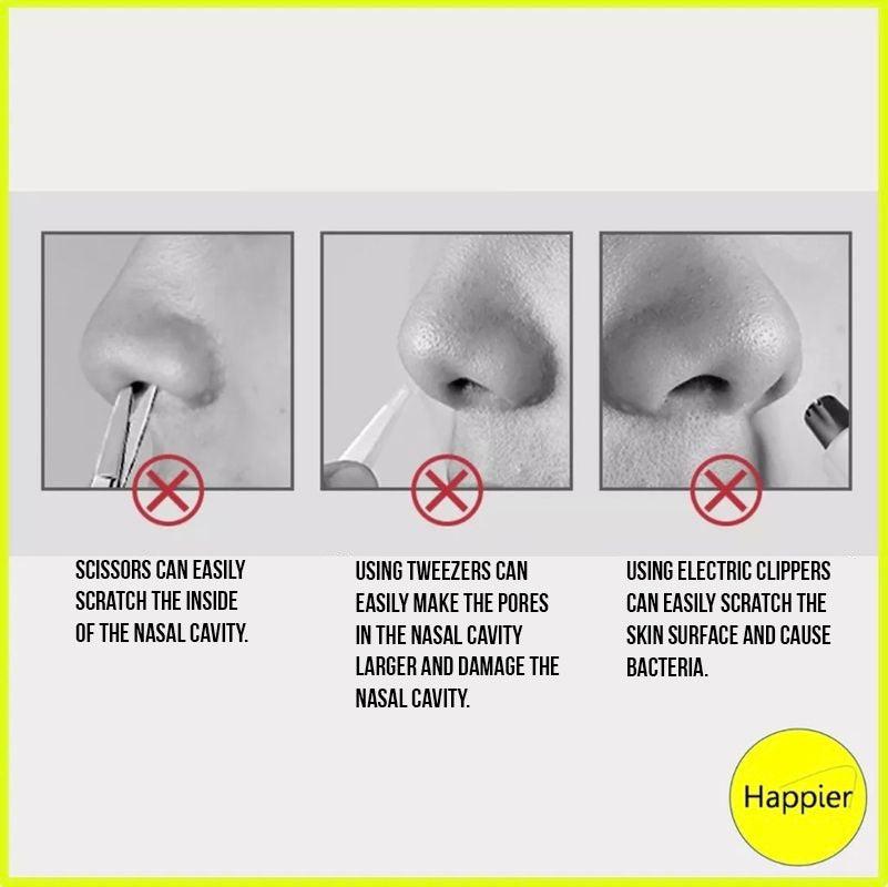 360° Nose Hair Trimming