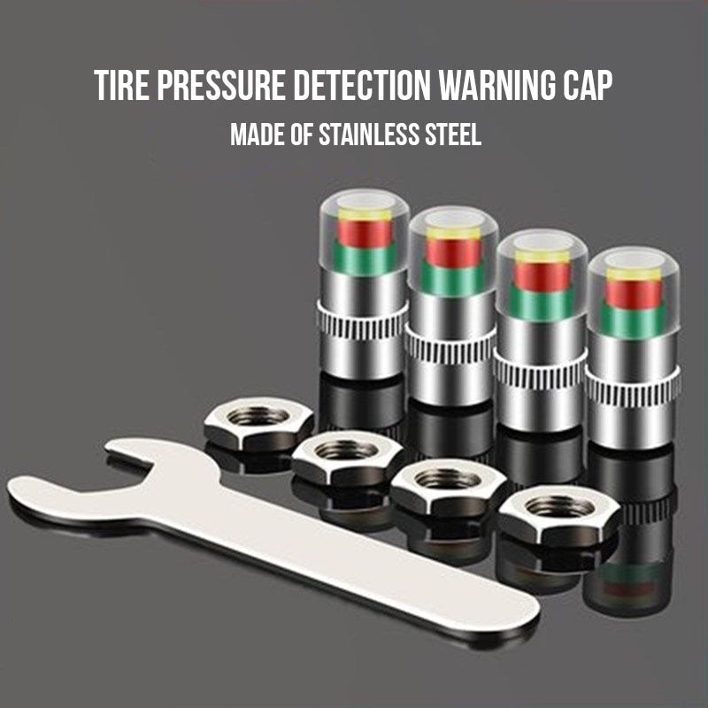 4-Pack Tire Pressure Alert Caps