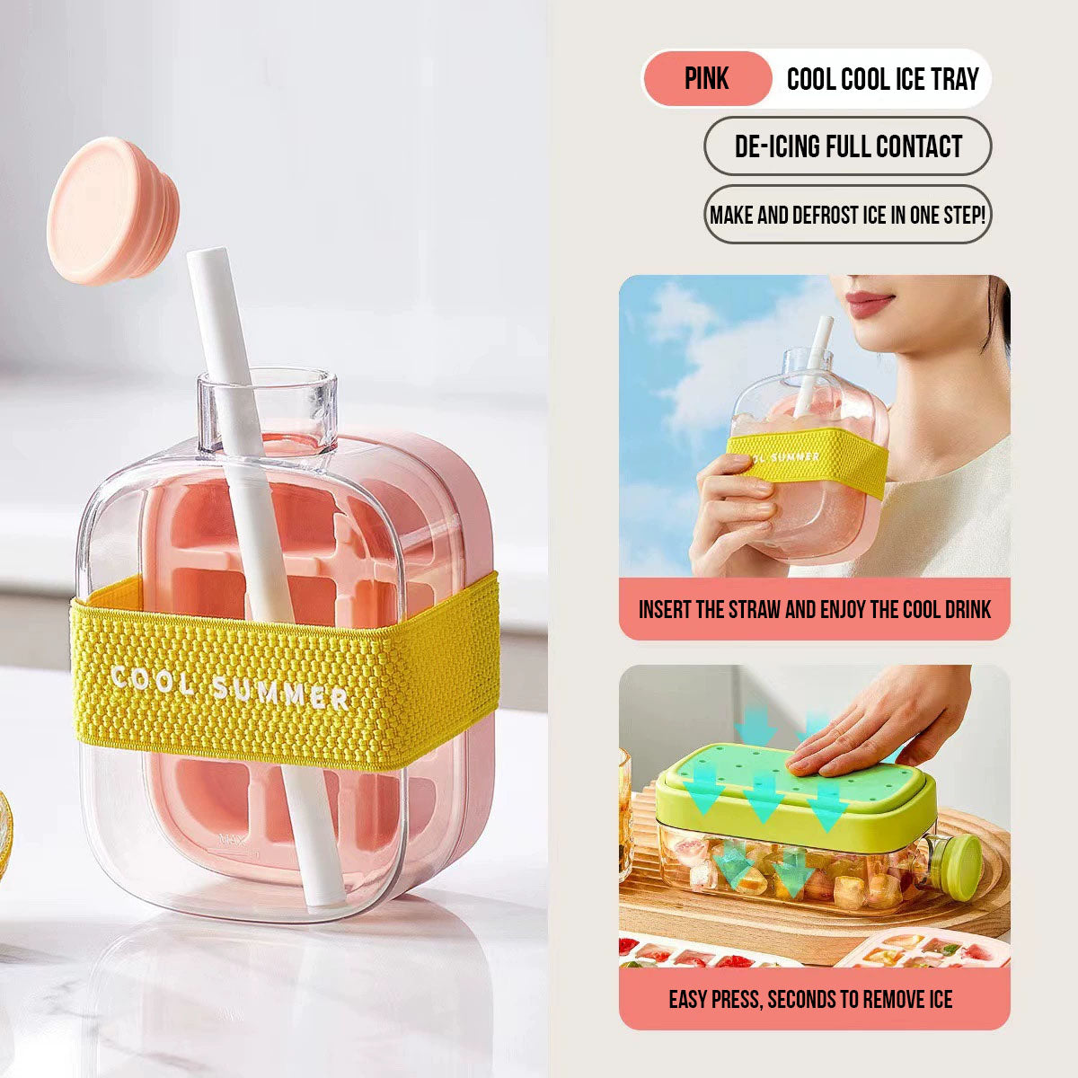 2-in-1 Ice Maker Bottle