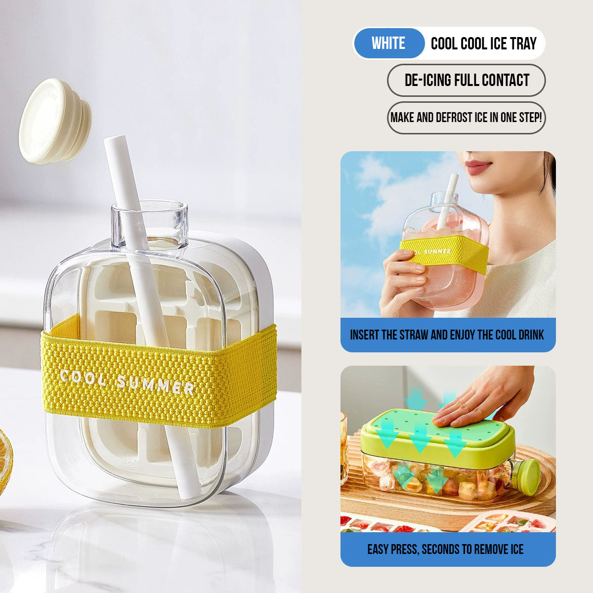2-in-1 Ice Maker Bottle