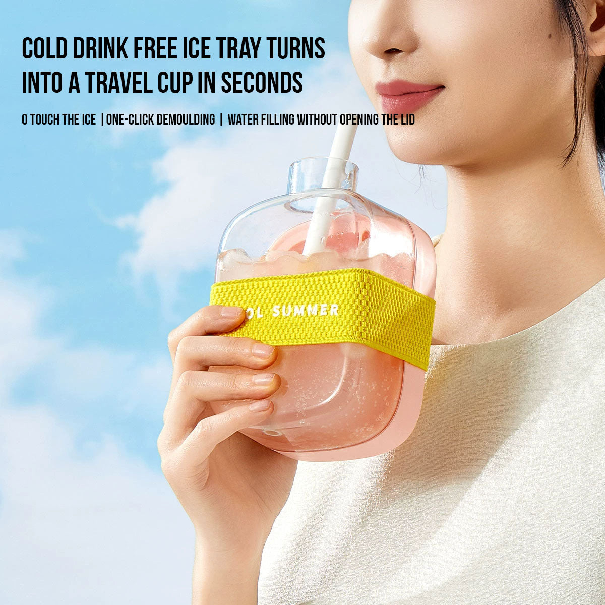 2-in-1 Ice Maker Bottle