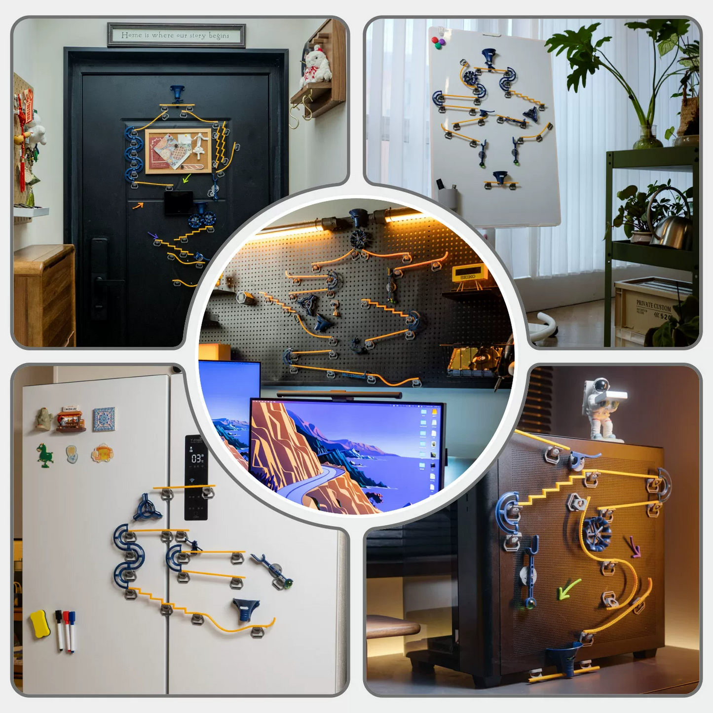 Magnetic Marble Run