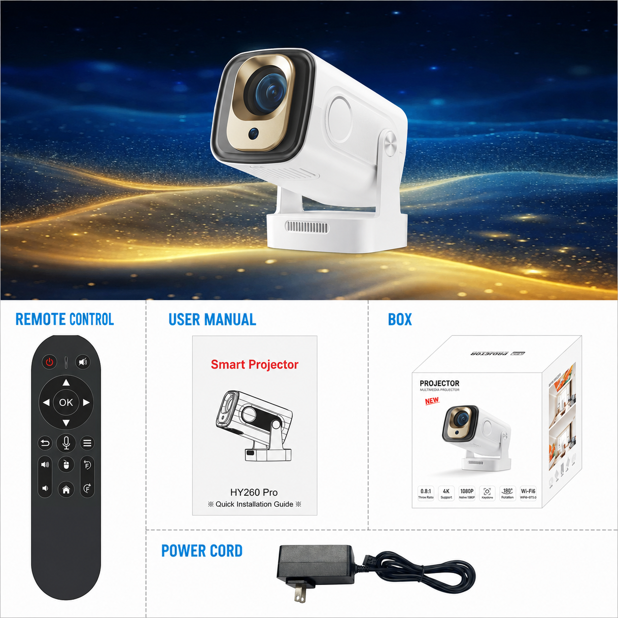 HY260 Smart Projector