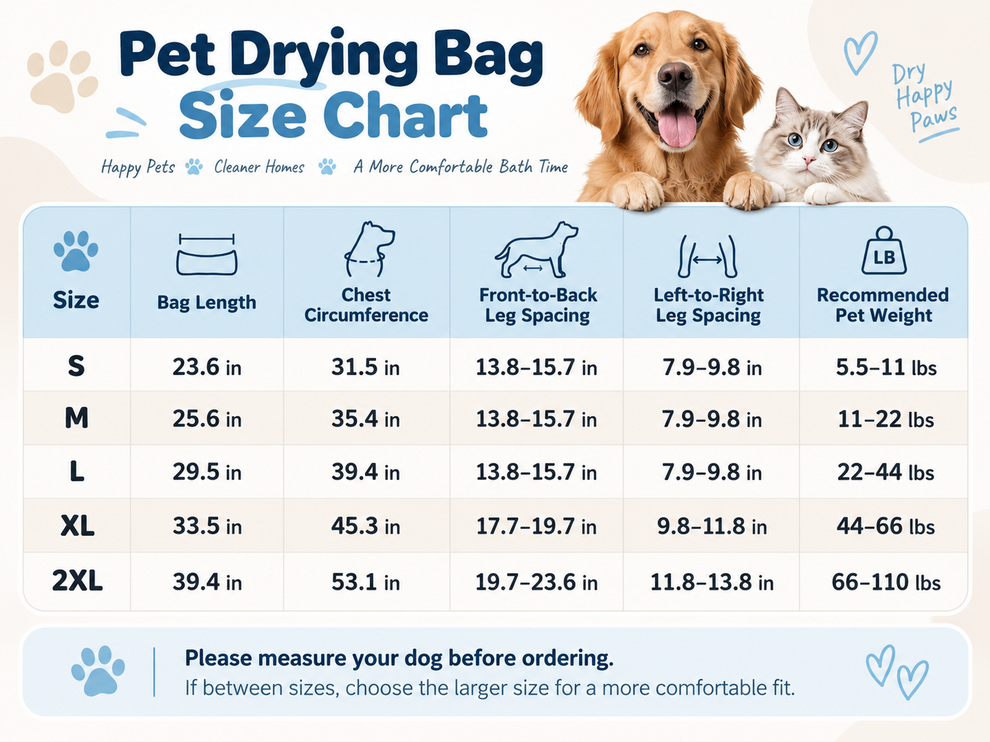 Pet Drying Bag