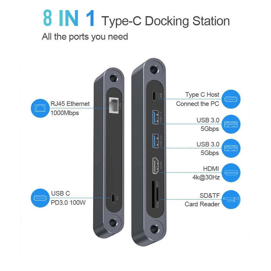 8-in-1 Multifunctional Laptop Stand