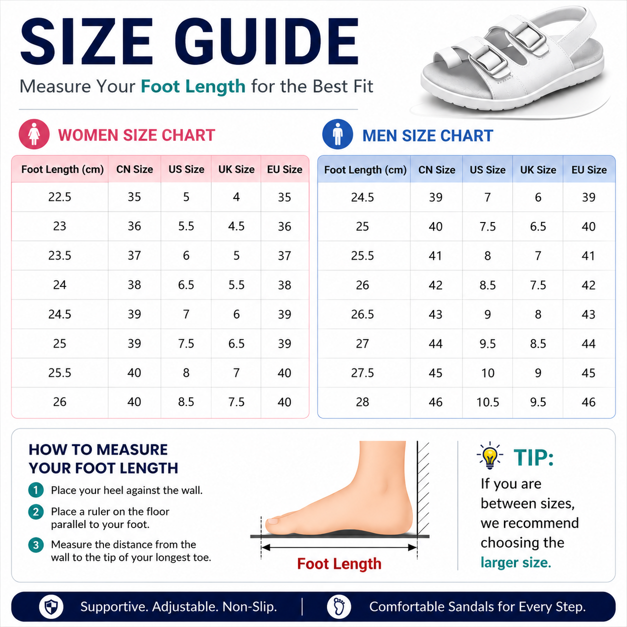 Kids Arch Support Sandals