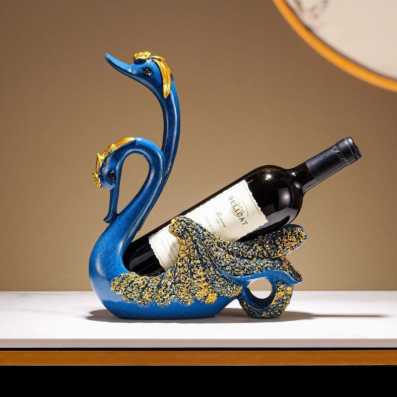 Elegant Swan Wine Holder