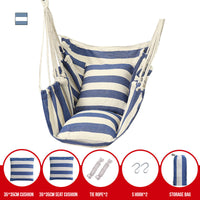 Blue and White Stripes