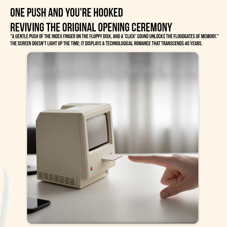 Retro Mac Clock