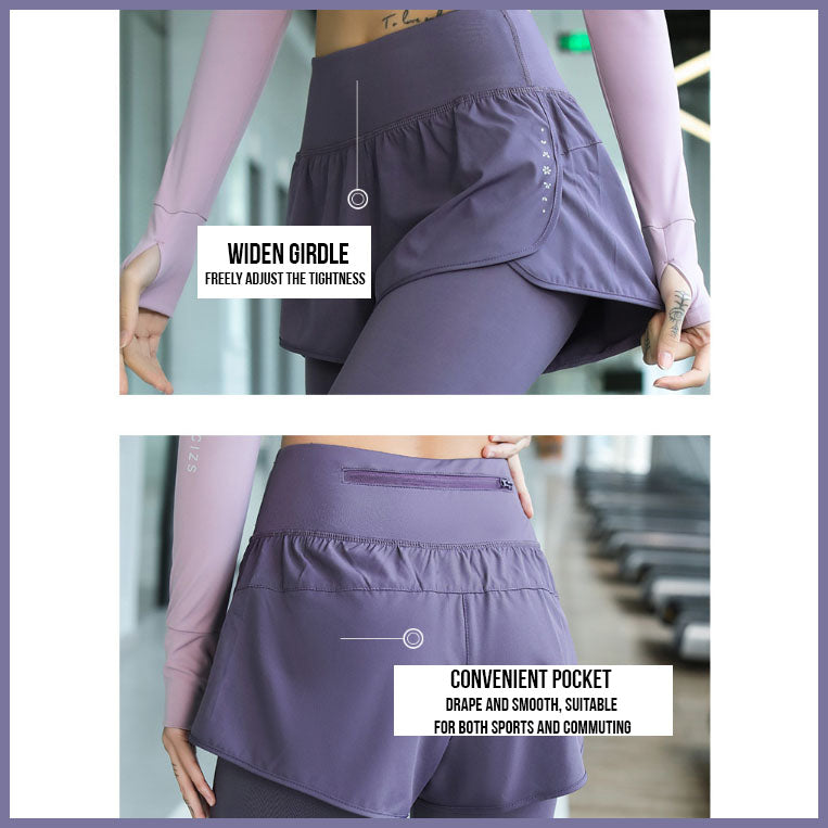 Women's 2-in-1 Skirted Leggings