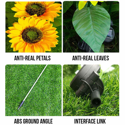 Solar Sunflower Light