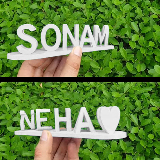 3D Name Stand