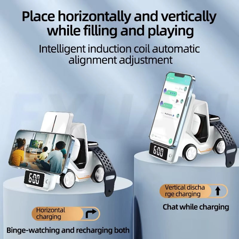 Car-Shaped 5-in-1 Wireless Charger