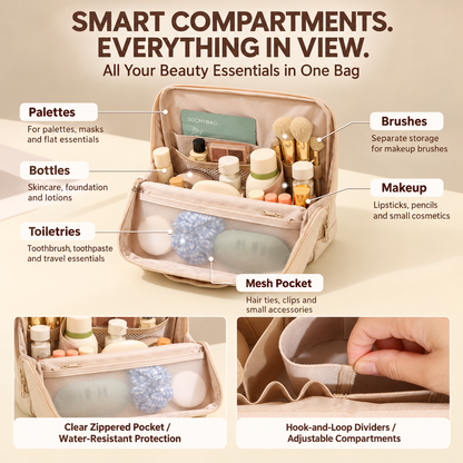 Travel Makeup Organizer Bag