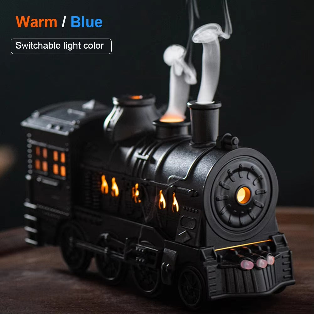 Steam Train Humidifier Lamp