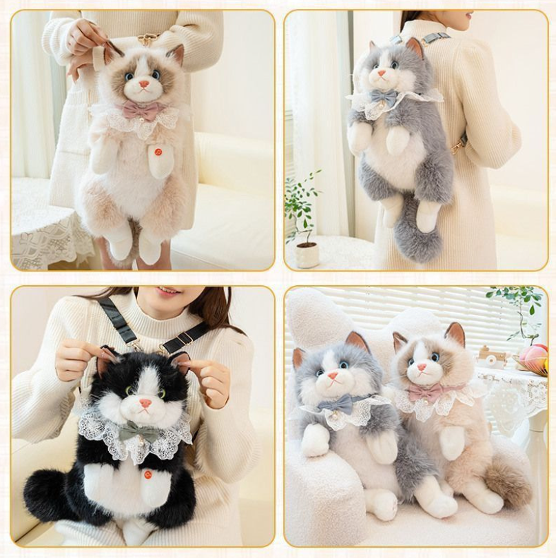 Plush Kitty Bag