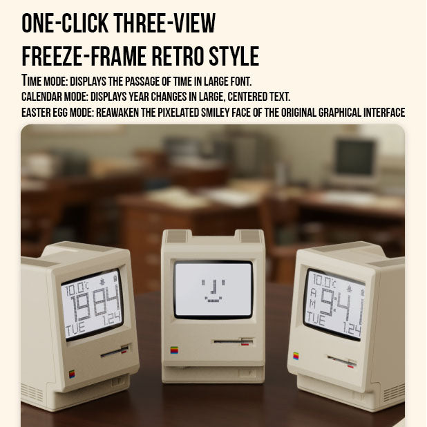Retro Mac Clock