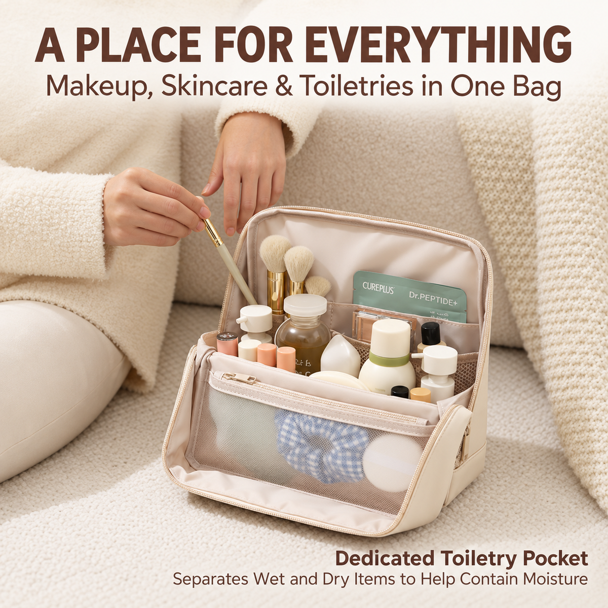 Travel Makeup Organizer Bag