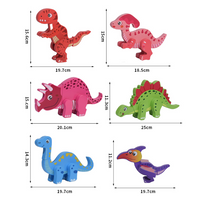 1 Set / 6 Dinosaurs