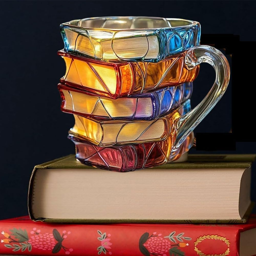 Stacked Book Mug