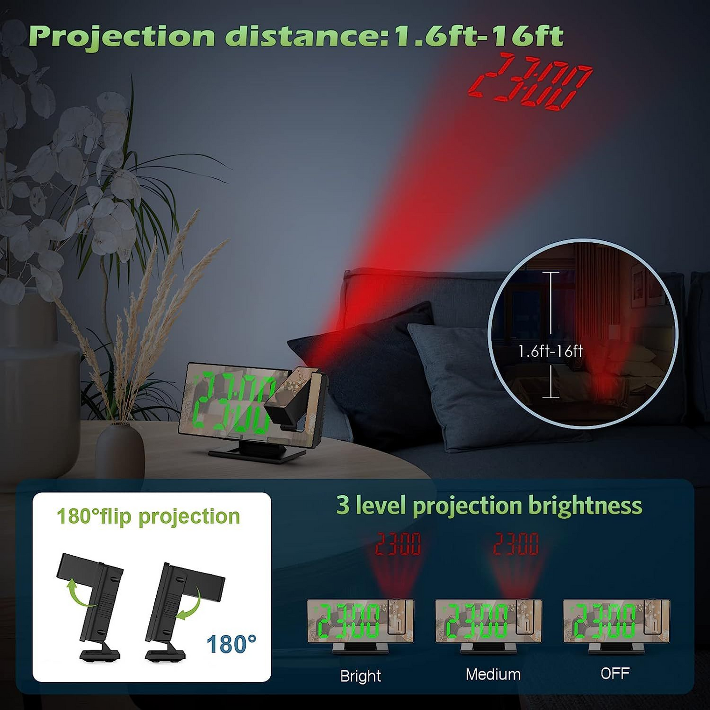 Projection Alarm Clock