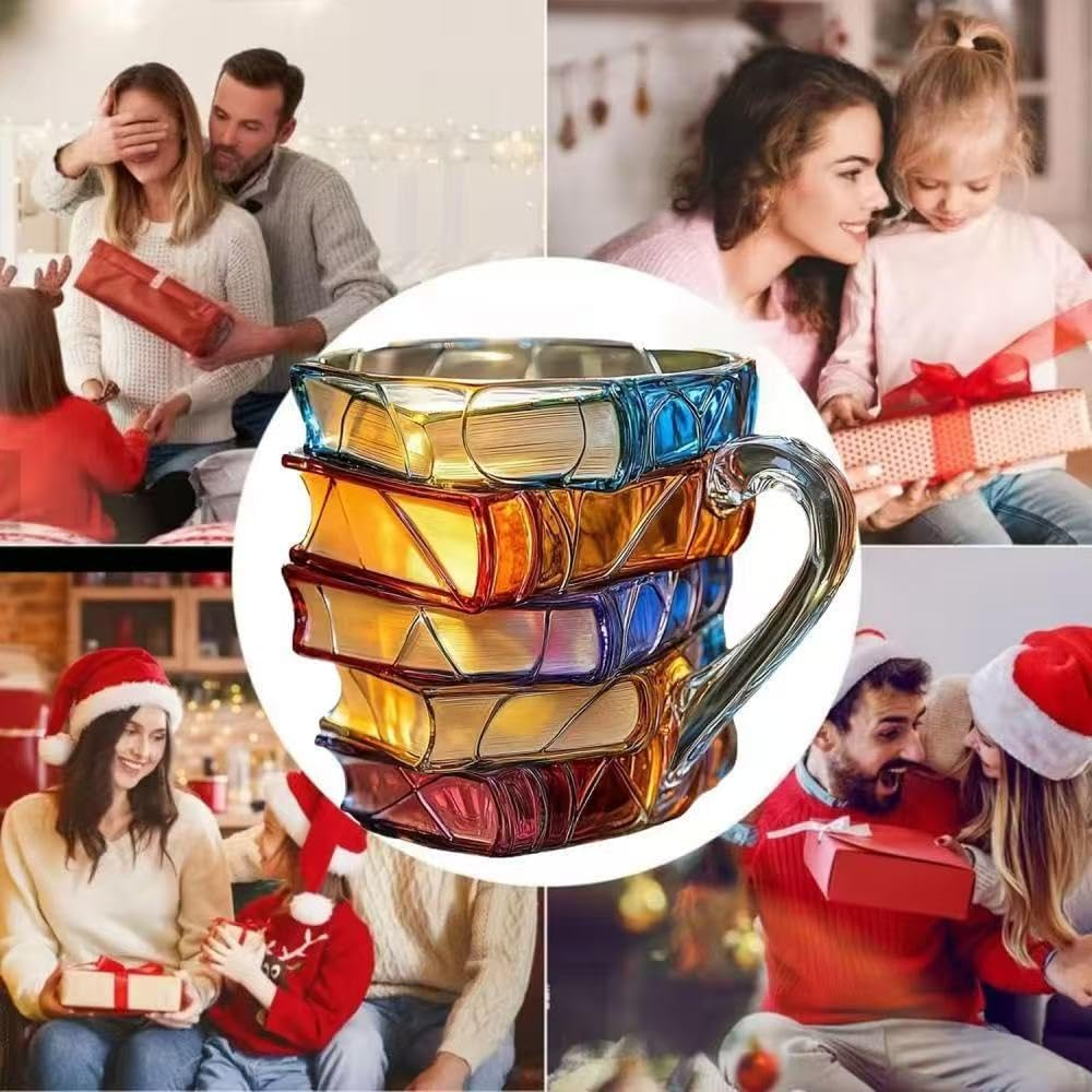 Stacked Book Mug