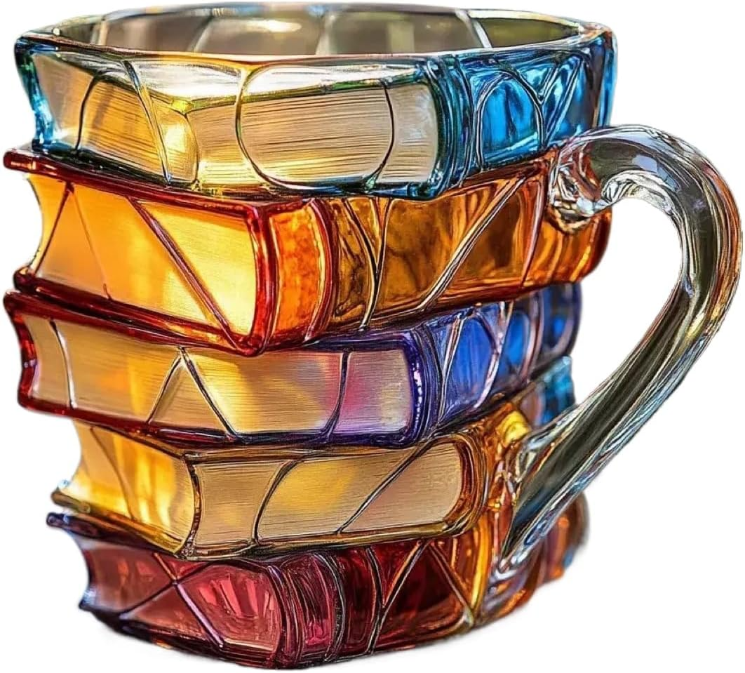 Stacked Book Mug