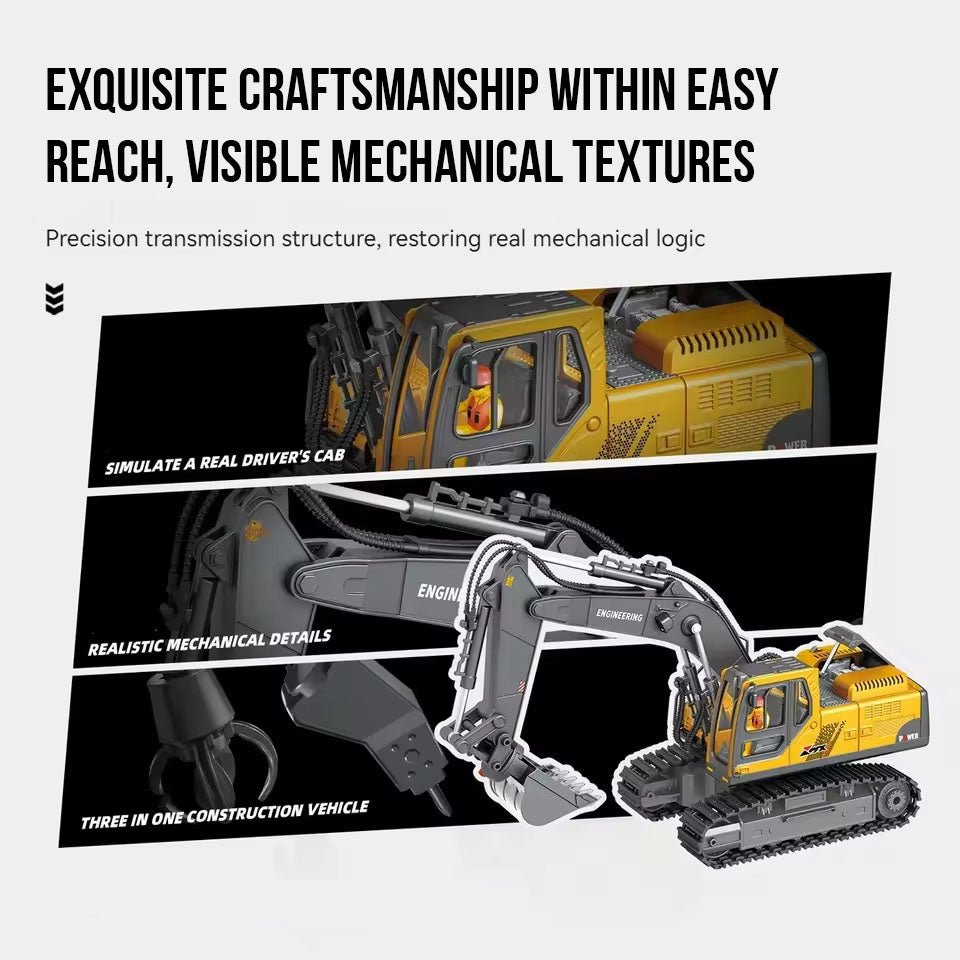 Tri-Mode RC Excavator