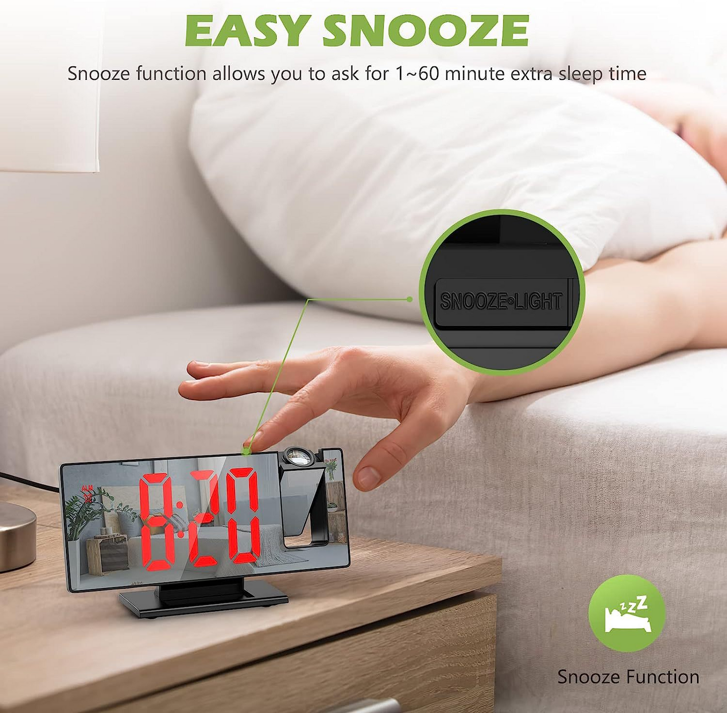 Projection Alarm Clock