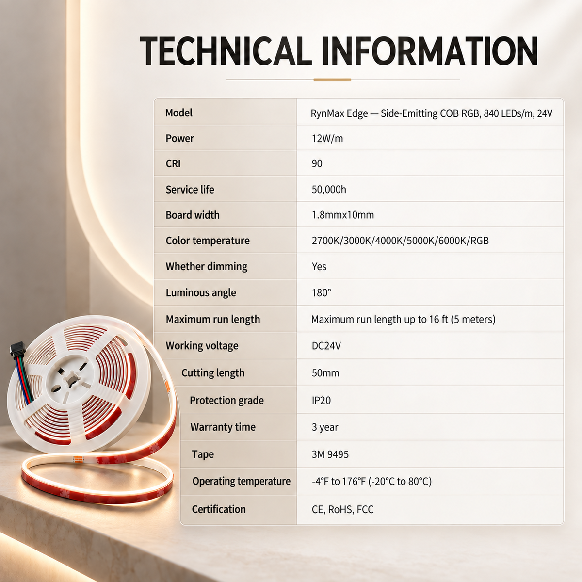 COB RGB LED STRIP