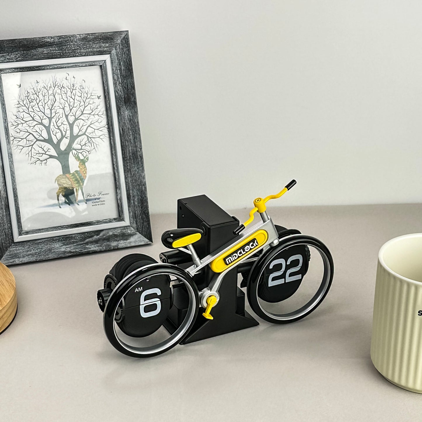 Bicycle Shaped Desk Clock