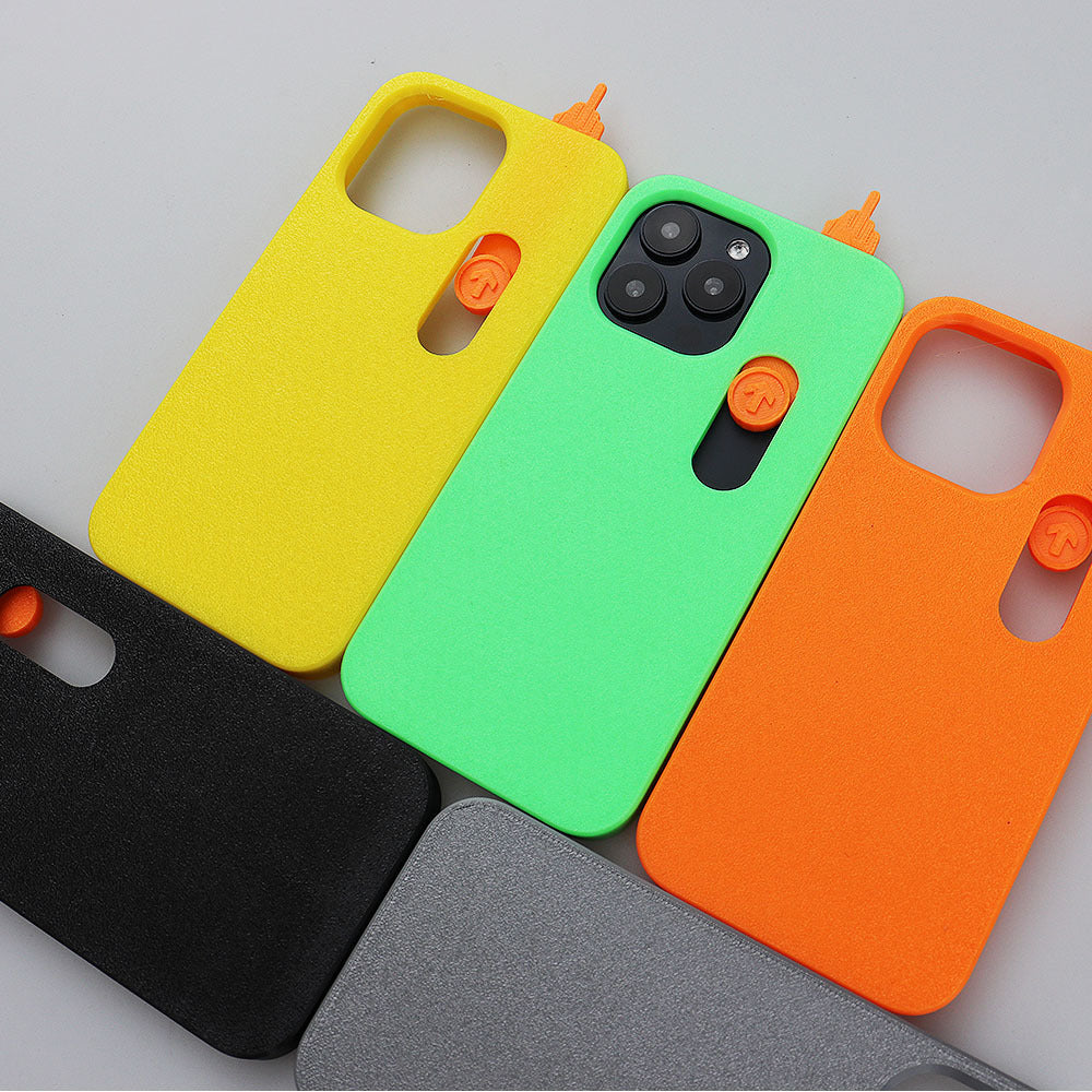 Creative Finger Slide Toy Phone Case for Apple iPhone