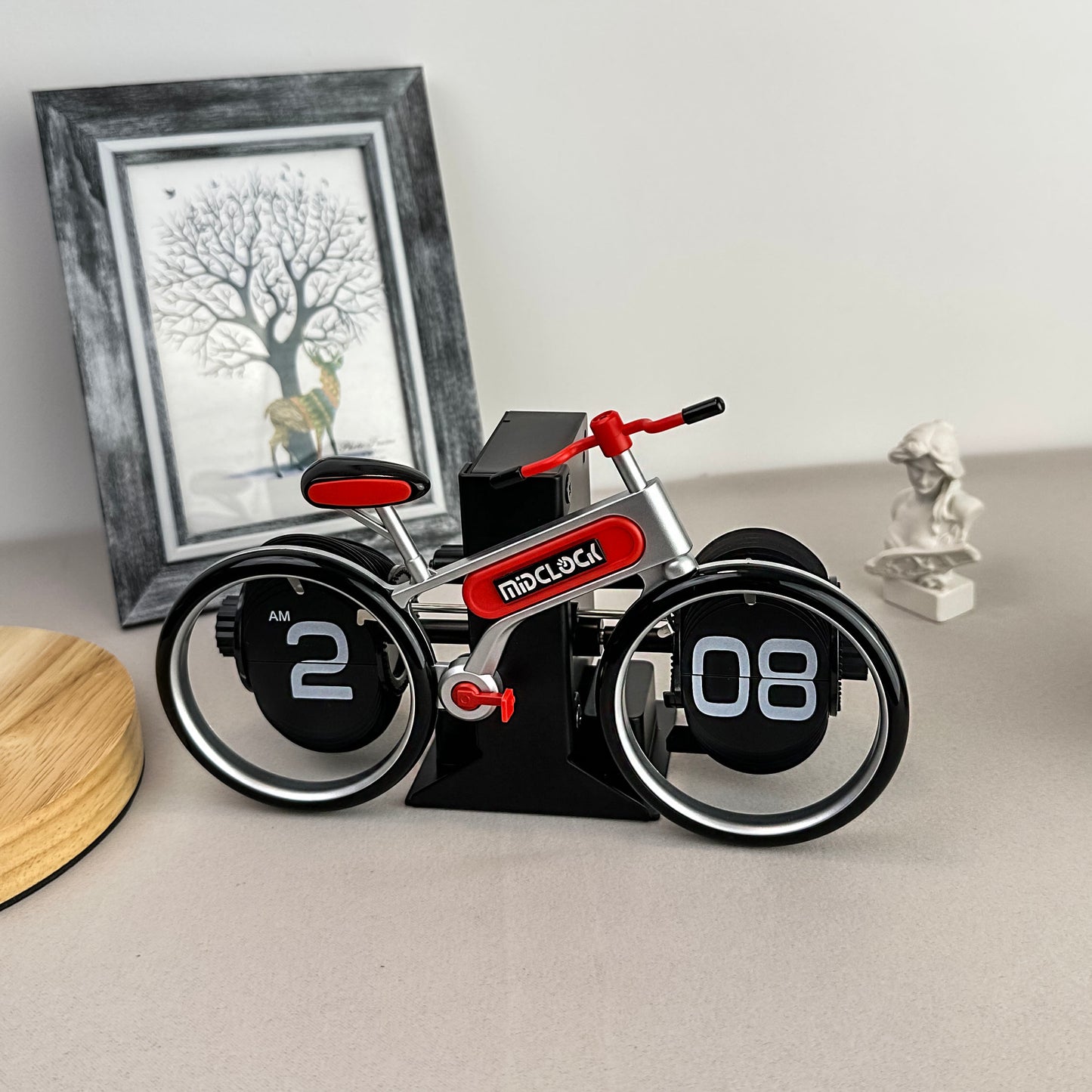 Bicycle Shaped Desk Clock