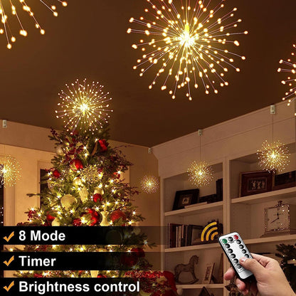 Firework LED String Lights