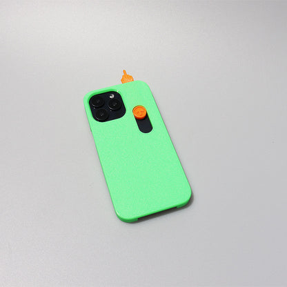 Creative Finger Slide Toy Phone Case for Apple iPhone