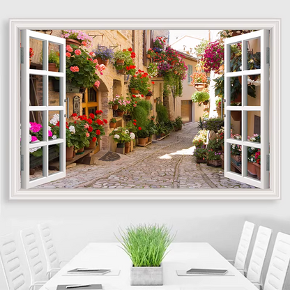 3D View Wall Sticker