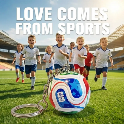 Soccer Trophy Keychain
