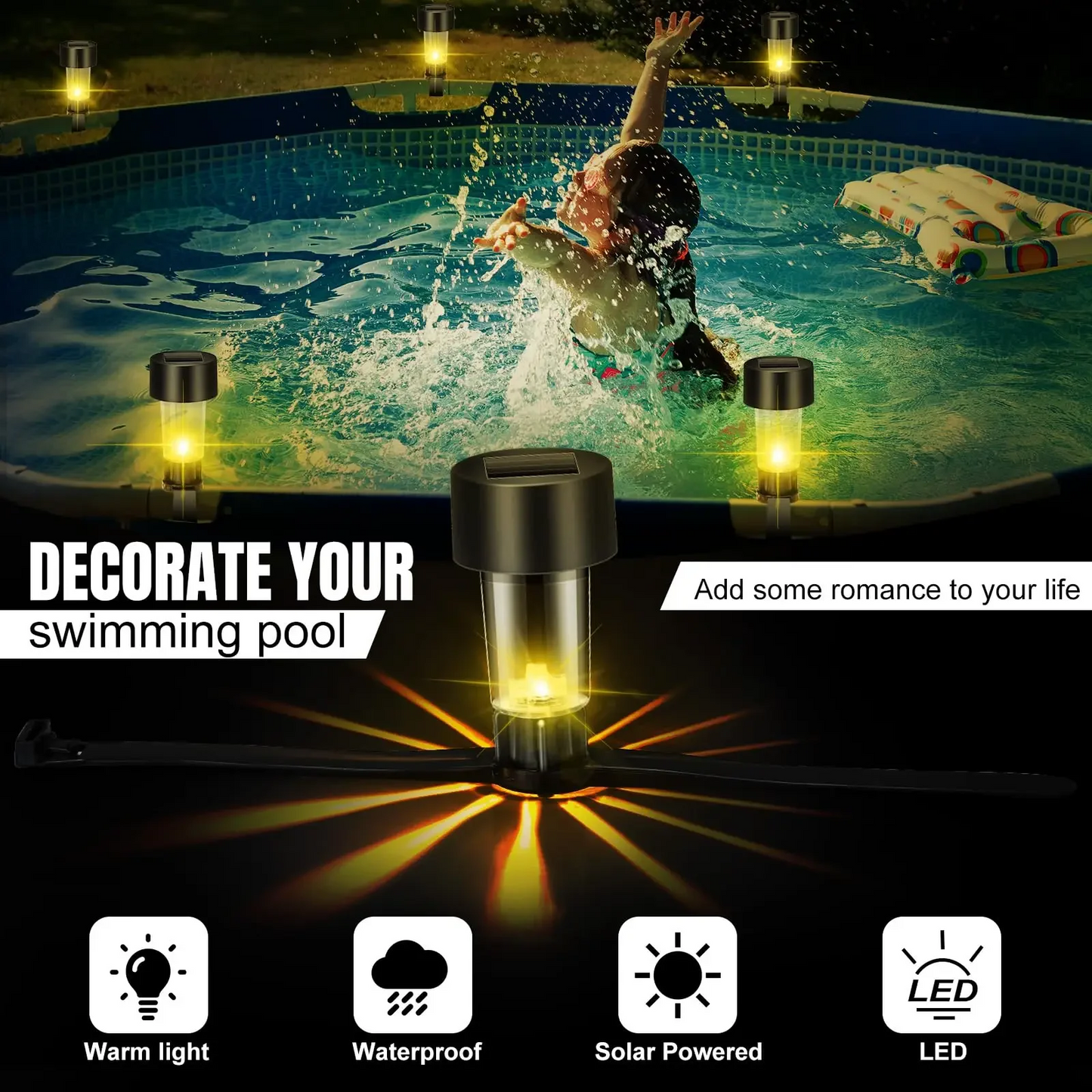 Pool Glow Solar Light