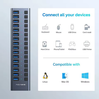 Multi-Function USB Splitter