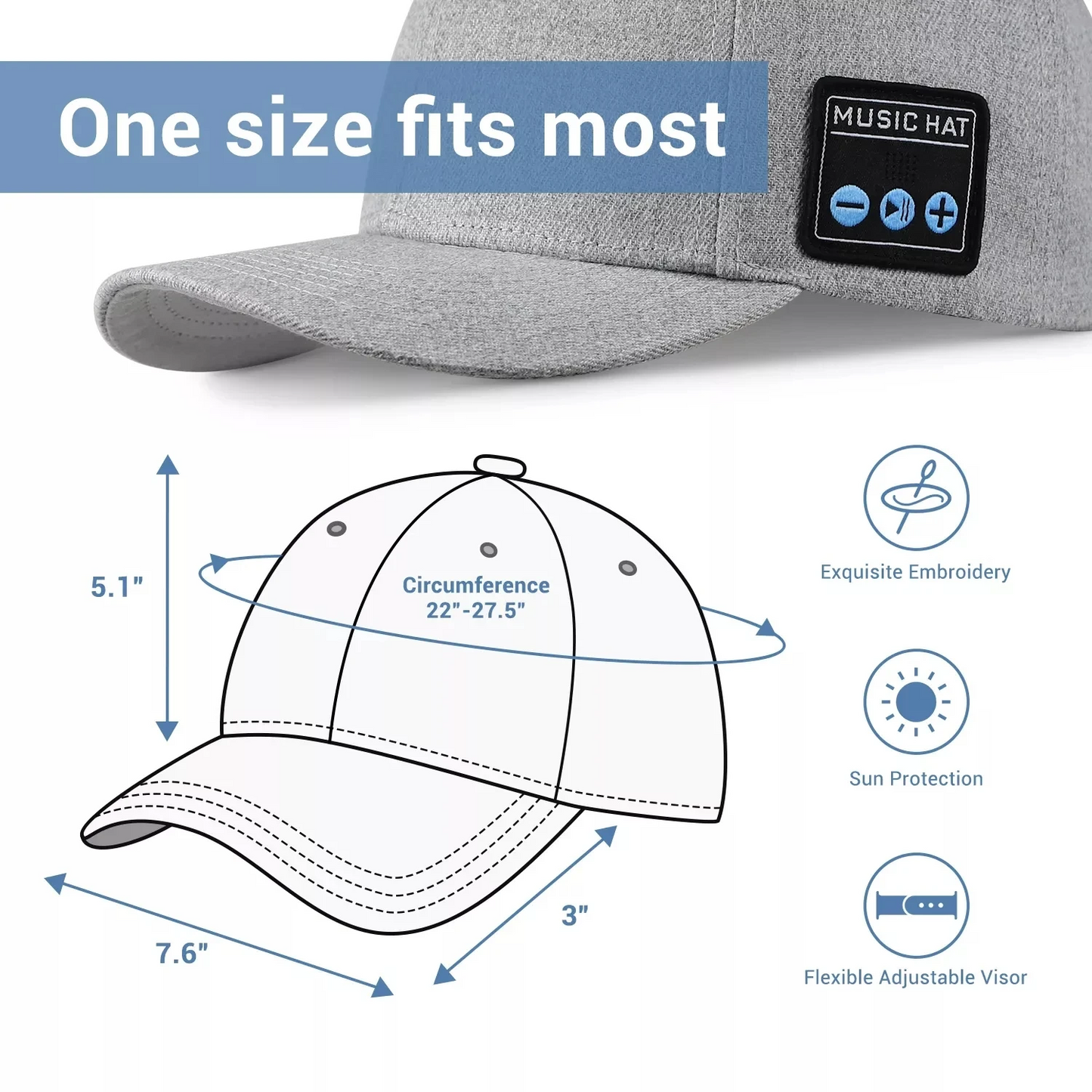 Bluetooth Music Cap