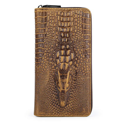 Croc Leather Wallet