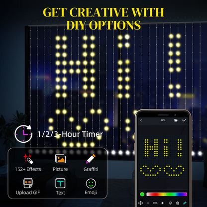 Pixel Curtain Lights