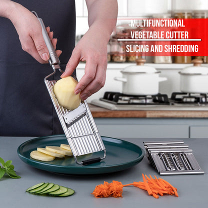 4-in-1 Stainless Steel Vegetable Slicer