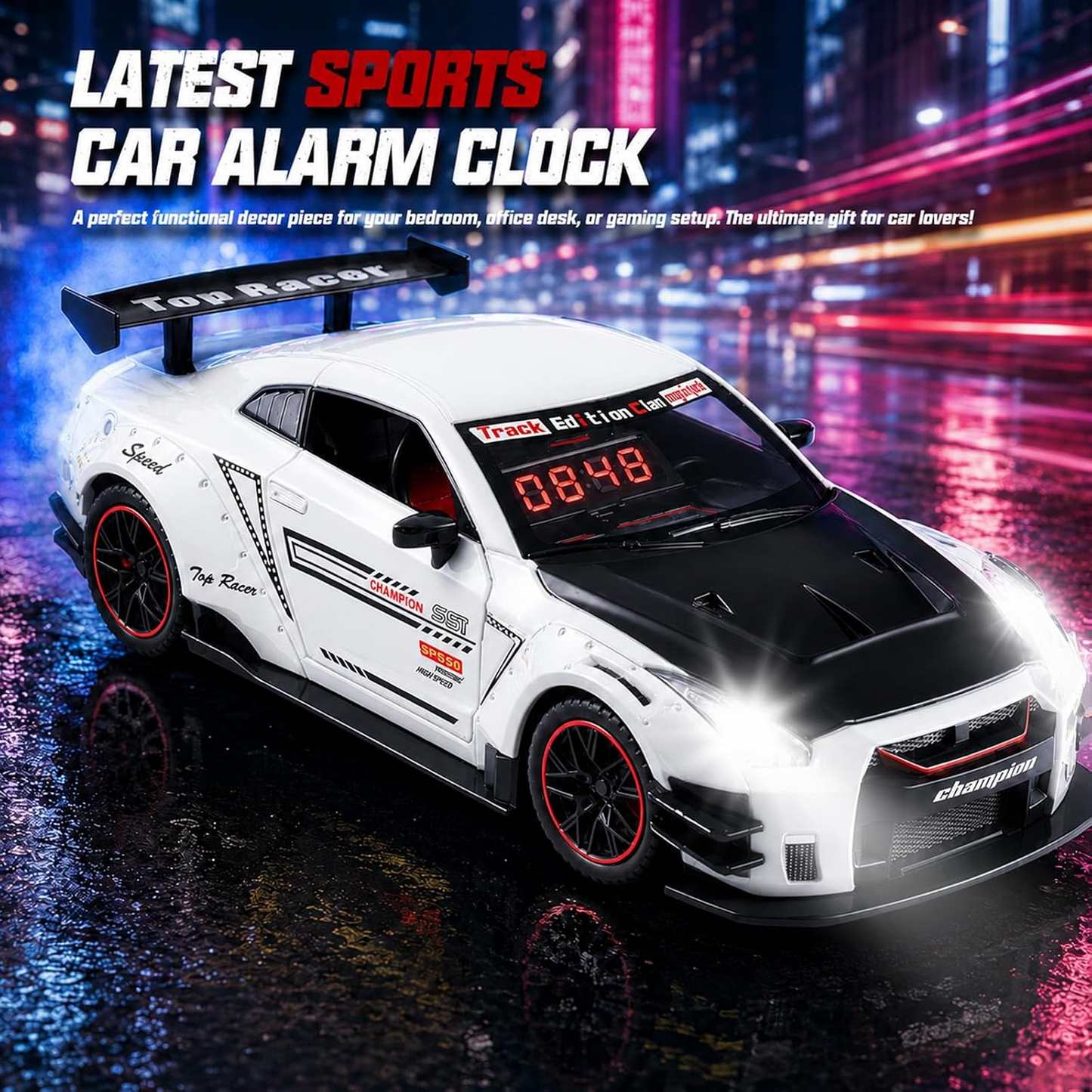 Hypercar Alarm Clock