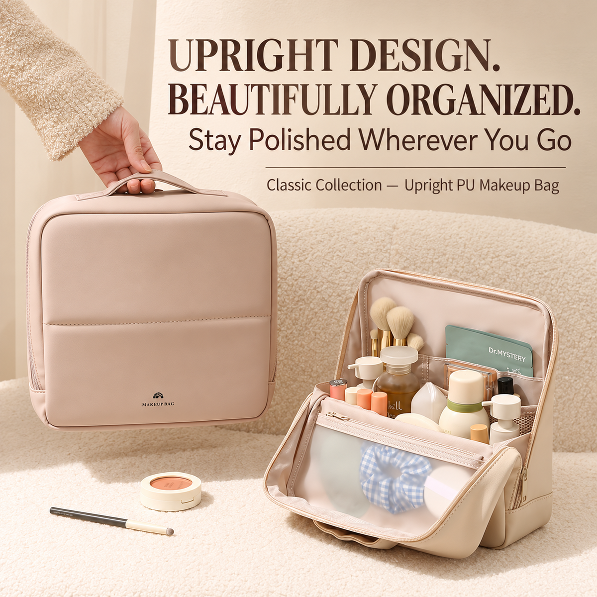 Travel Makeup Organizer Bag